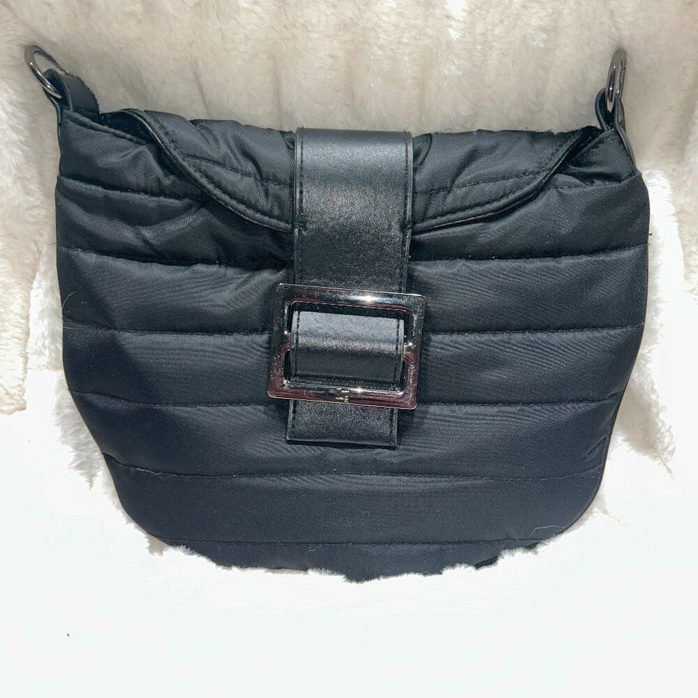 EUC Think Royln Quilted Puffer Bum Bag / Crossbody in Black with 1 Strap